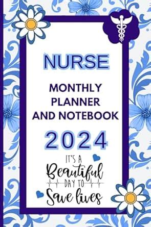 Buy Nurse Monthly Planner And Notebook 2024 Book Online at Low Prices ...