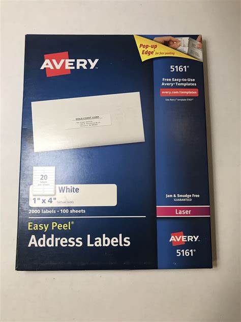 38 avery 5161 template