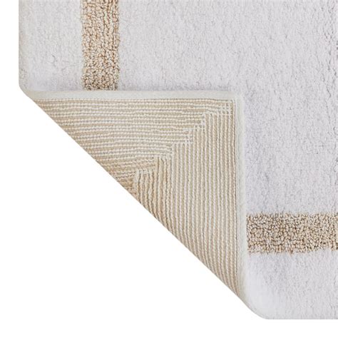 Providence Tan Racetrack Design Bath Rug 20x30 | At Home