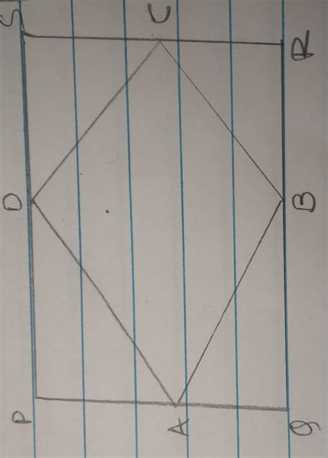 in quadrilateral PQRS the points A,B,C and D are the midpoints of side ...