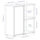 EKET cabinet combination with feet, white, 70x35x72 cm (271/2x133/4x283 ...