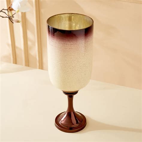 Buy Eternity Vogue Hugo Glass Hurricane Candle Holder from Home Centre ...