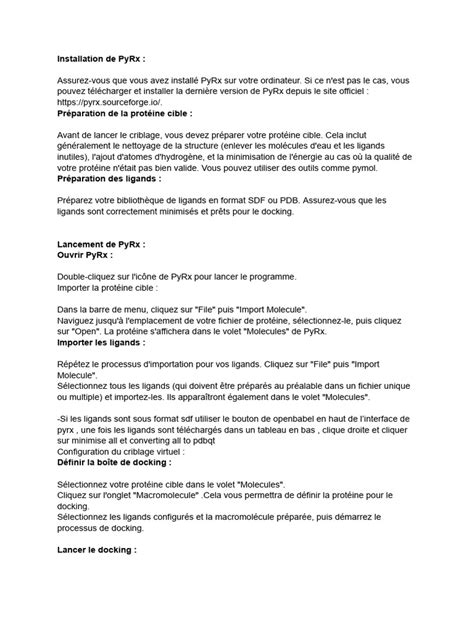 PyRx Tutorial 的图像结果