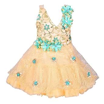 Buy Wish Karo Baby Girls Frock Dress DN (5-6 Years, fre1515sg) Sea ...