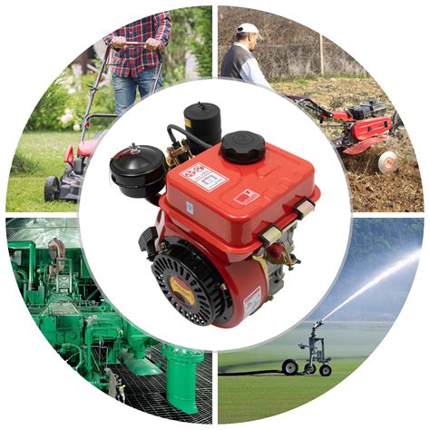 Diesel Engine 196cc 4 Stroke Single Cylinder Forced Air Cooling Diesel Engine - International ...