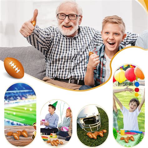 Buy 40 Packs 1.4 inch Mini Football Sports Stress Ball,Mini Foam Sports ...