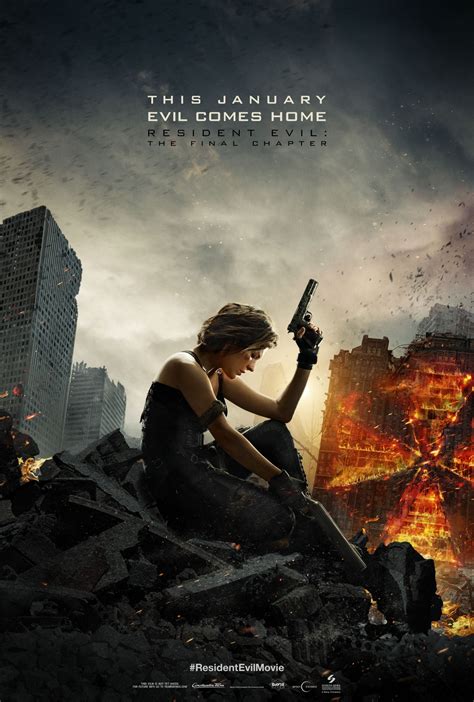 Resident Evil: The Final Chapter teaser trailer i poster