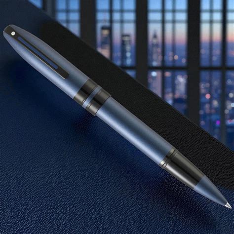 Sheaffer Icon Metallic Blue PVD Roller Ball Pen E9110