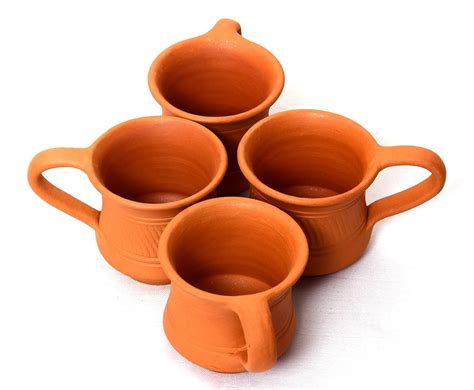 Buy PARIDHI Corporation Shilp Kari Ceramic Clay Handmade Coffee Mug ...