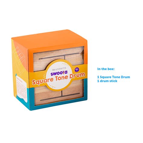 Wooden Tone Drum | Percussion Toys for Toddlers & Kids | Brainsmith