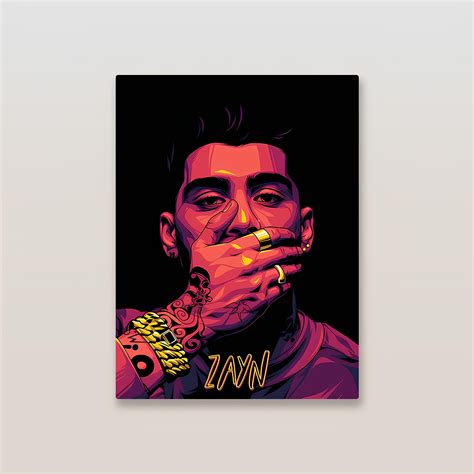 Zayn Metal Poster – Inkyprinty.in