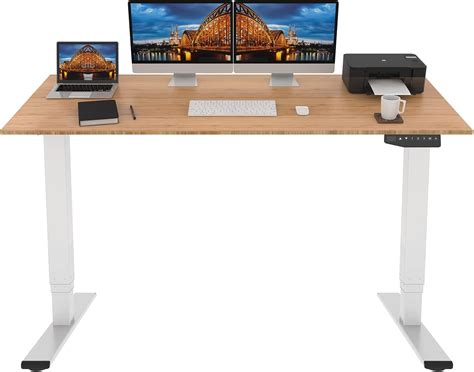FLEXISPOT Pro Bamboo 3 Stages Dual Motor Electric India | Ubuy
