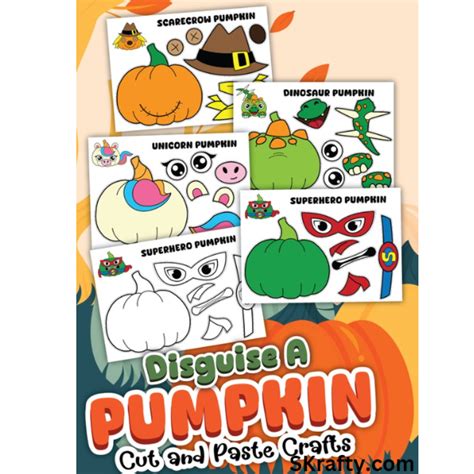 Disguise A Pumpkin Printable Craft » SKrafty
