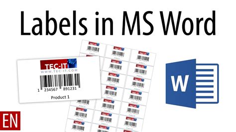 Image result for Barcode Labels in Word