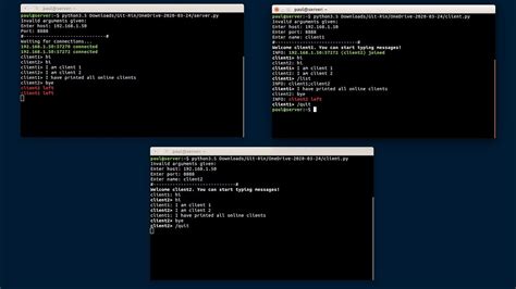 Image result for Python Client to Client Chat App Using Socket and Server