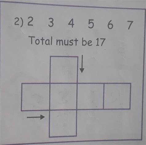 solve the puzzle and make 17 - Brainly.in