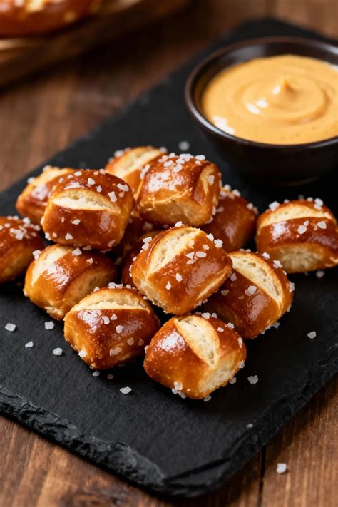 Soft Pretzel Bites with Beer Cheese