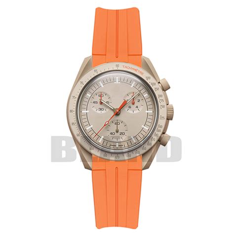 Orange RUBBER WATCH STRAP for Omega X Swatch | Ubuy India