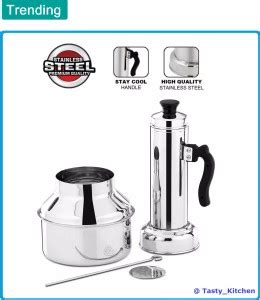 Tasty Kitchen Puttu Maker / Puttu Kudam (Base Vessel Steamer, Metal ...