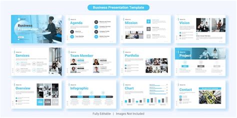 Creative business powerpoint presentation slides template design set ...