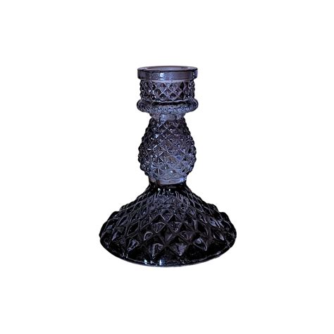 Buy TJC AROMAS Taper Candle Stand, Dark Grey | Glass Holder|Fit 2 cms ...