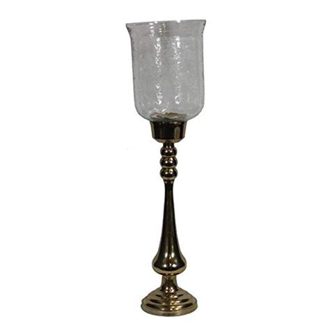 Buy Entrada EN14279 Hammered Glass Candle Holder, 25.25" x 6.85" x 6.85 ...