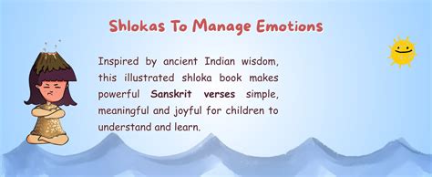 Shlokas to Manage Emotions | Fun Emotional Learning Book for Kids ...
