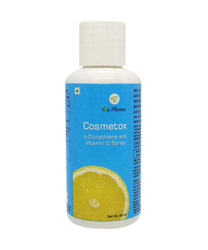 Cosmetox L-Glutathione And Vitamin C Spray| For Brighter Complexion ...