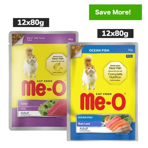 Me O Tuna and Ocean Fish Adult Cat Wet Food Combo | Supertails