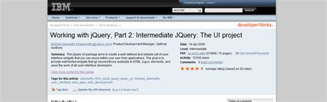 25个学习jQuery UI的教程资源 | 应酷爱网页设计