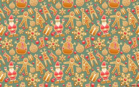 Christmas pattern 4K wallpaper download