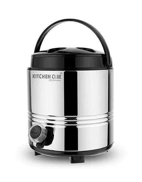 KITCHEN CLUE Aqua-5 Liter Stainless Steel Hot Tea/Coffee Containers for ...