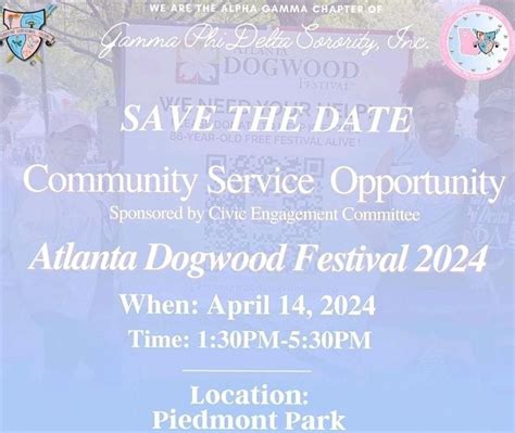 Dogwood Festival Community Service, Atlanta Dogwood Festival at ...