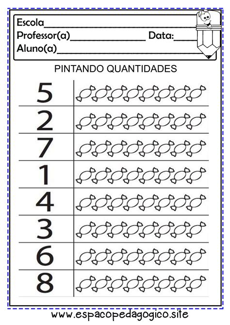 LINDAS ATIVIDADES COM NUMERAIS E QUANTIDADES 0 A 10 PARA IMPRIMIR! -ESPAÇO PEDAGÓGICO