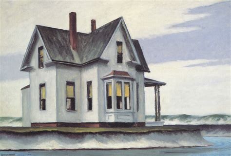 House by an Inlet (1930) Edward Hopper. Oil on Canvas, 26 x 38". Private Collection (Halff ...