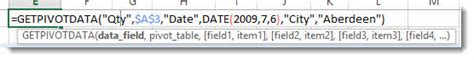 Image result for How to Use Getpivotdata Formula