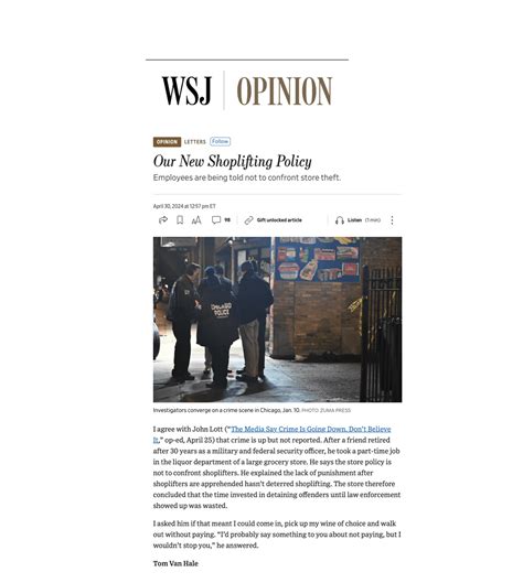 Letter in the WSJ Responding to Lott's Op-ed in the Newspaper - Crime ...