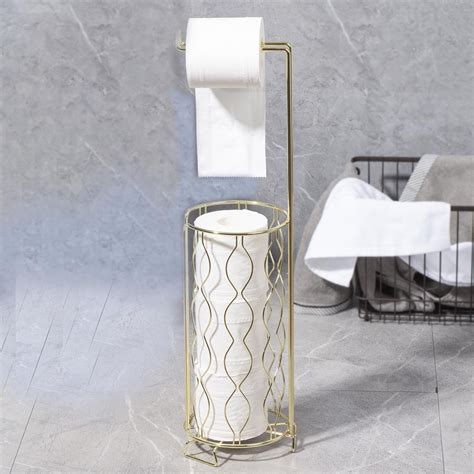 Best Free-Standing Toilet Paper Holder For A Neat Bathroom - Archute