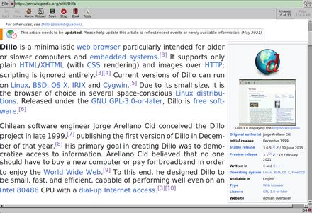 Image result for Dillo Browser Enable JavaScript