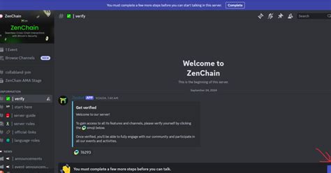 Полный гайд на Zenchain Discord — Teletype