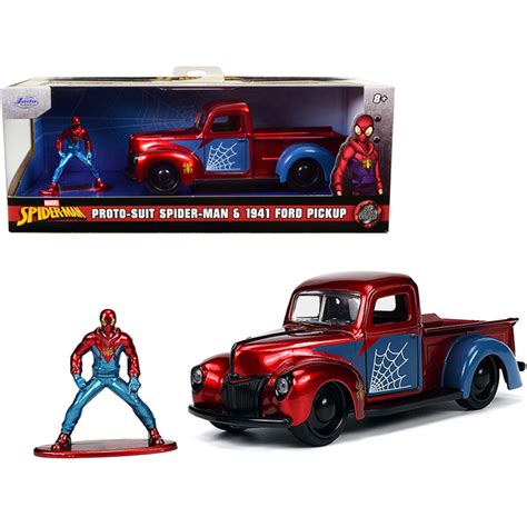 Buy Jada - Marvel Avengers - Proto-Suit Spider-Man 1941 Ford Pickup 1: ...