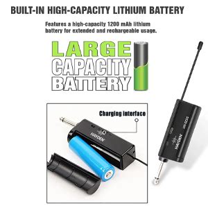 Hayden HY-EC01 Echo Microphone Wireless UHF Wireless Mic for Singing ...