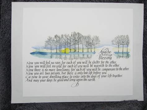 Apache Wedding Blessing apache blessing Native American