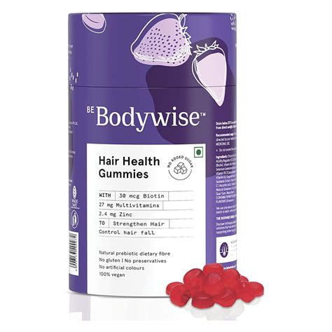 Buy Be Bodywise Hair Health, 30 Gummies | 19 Minutes Delivery | Apollo ...