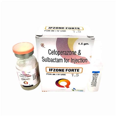 Ifzone forte - Cefoperazone & Sulbactam for injection - Insta Care ...