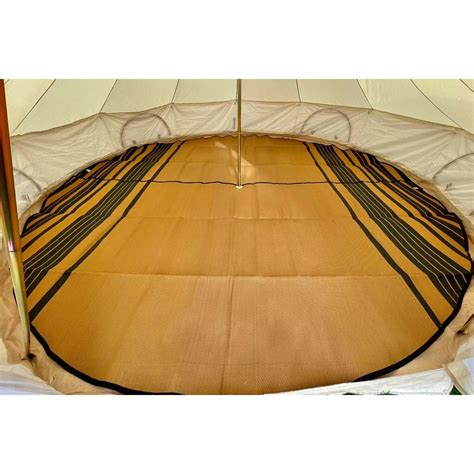 16' (5M) Striped Bell Tent Floor Matting Cover — Beyond Tent