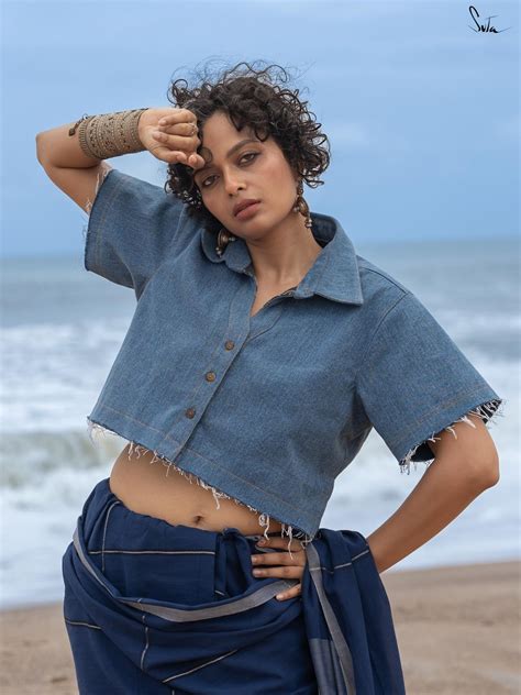 Short Sleeve Oversized Blouse In Blue|Sapphire Glow|Suta