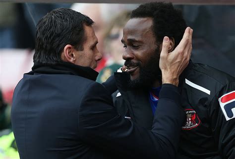 All in the Game: Pascal Chimbonda at Skelmersdale United . . . sign ‘em ...