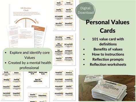 Image result for Personal Values Card Sort Printable
