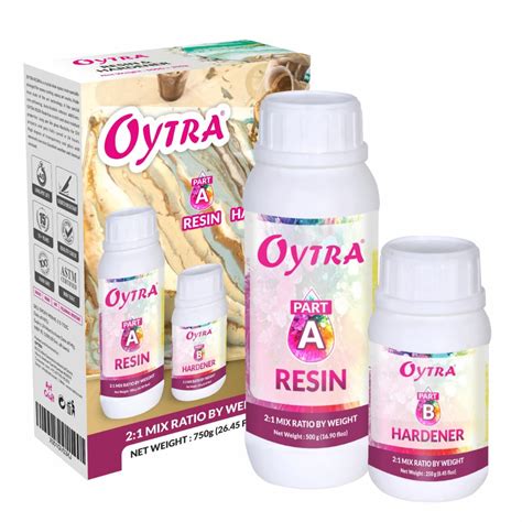 Oytra Resin Art Liquid Hardener for Craft Beginners Materials Kit Ultra ...